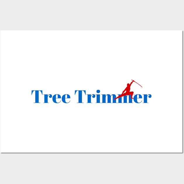 Master Tree Trimmer Ninja Wall Art by ArtDesignDE